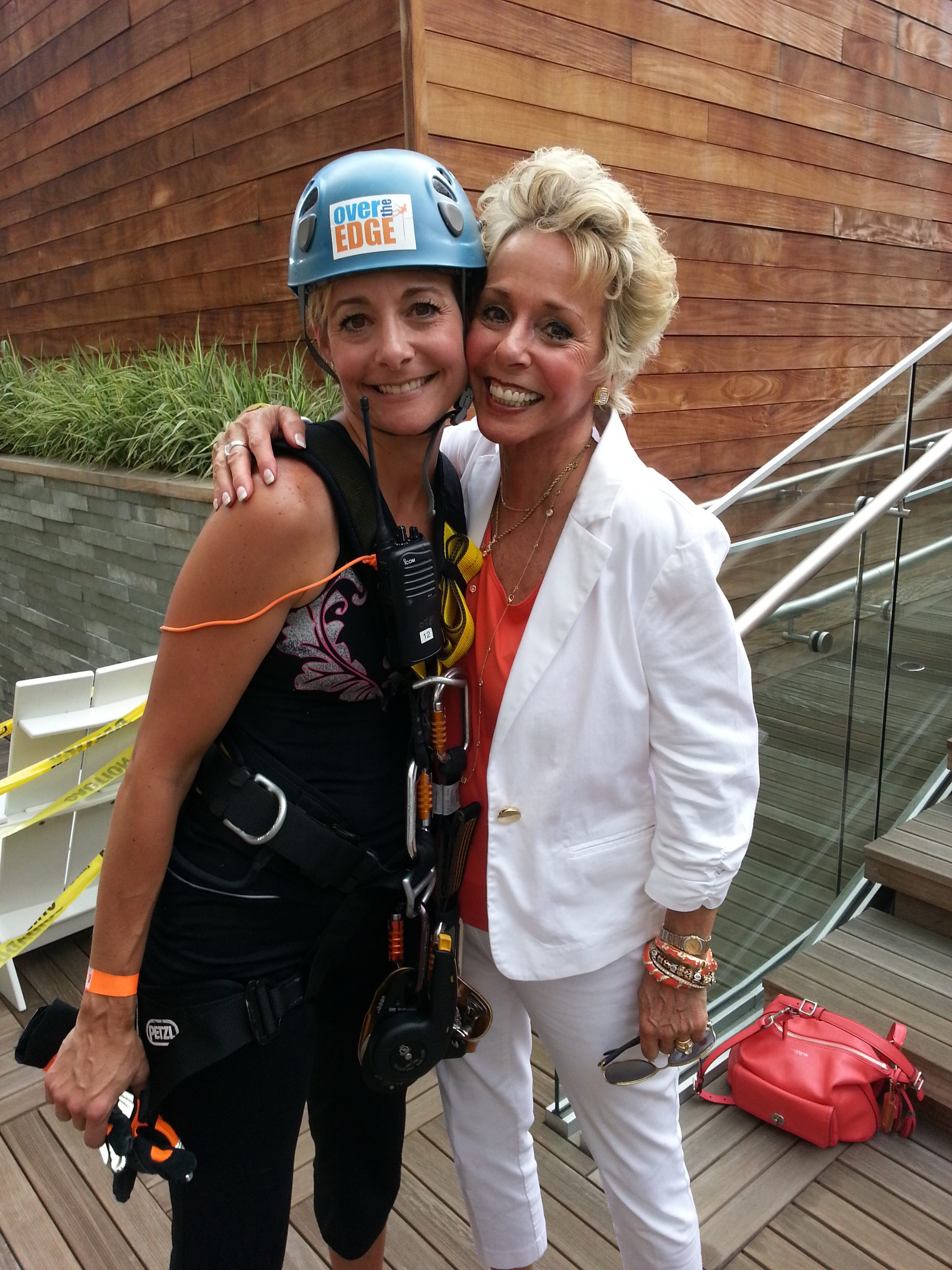 Dr. Julie Prutsman with Sound Relief Hearing Center Goes Over the Edge